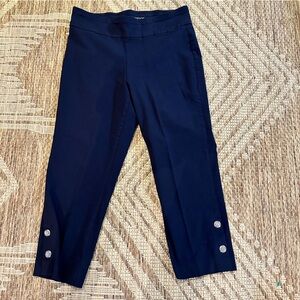 Counterparts Navy Cropped Ankle Pants